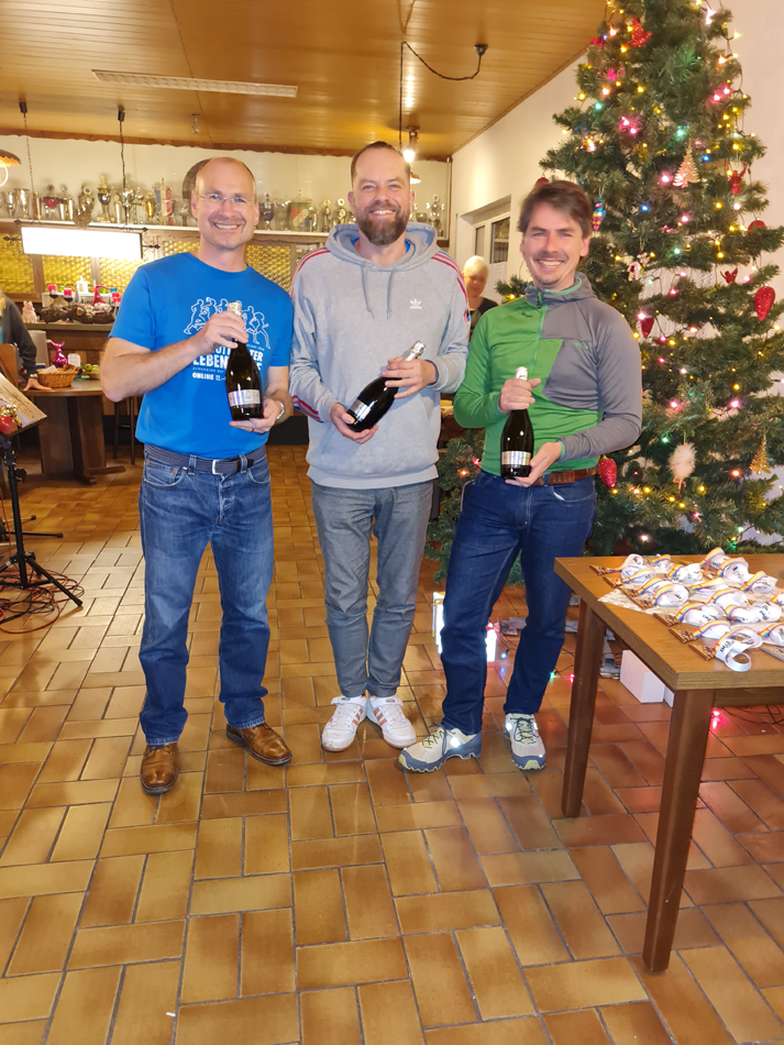 1. Platz in der Mannschaftswertung Luftpistole für drei unserer Starter